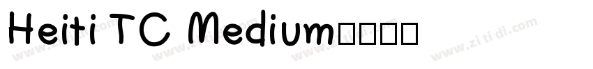 Heiti TC Medium字体转换